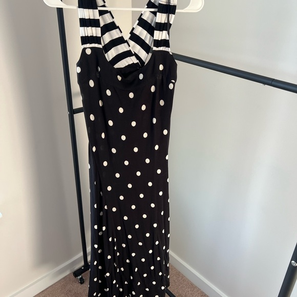 NWT Black and White Christina Maxi Dress Size Small - Picture 9 of 10